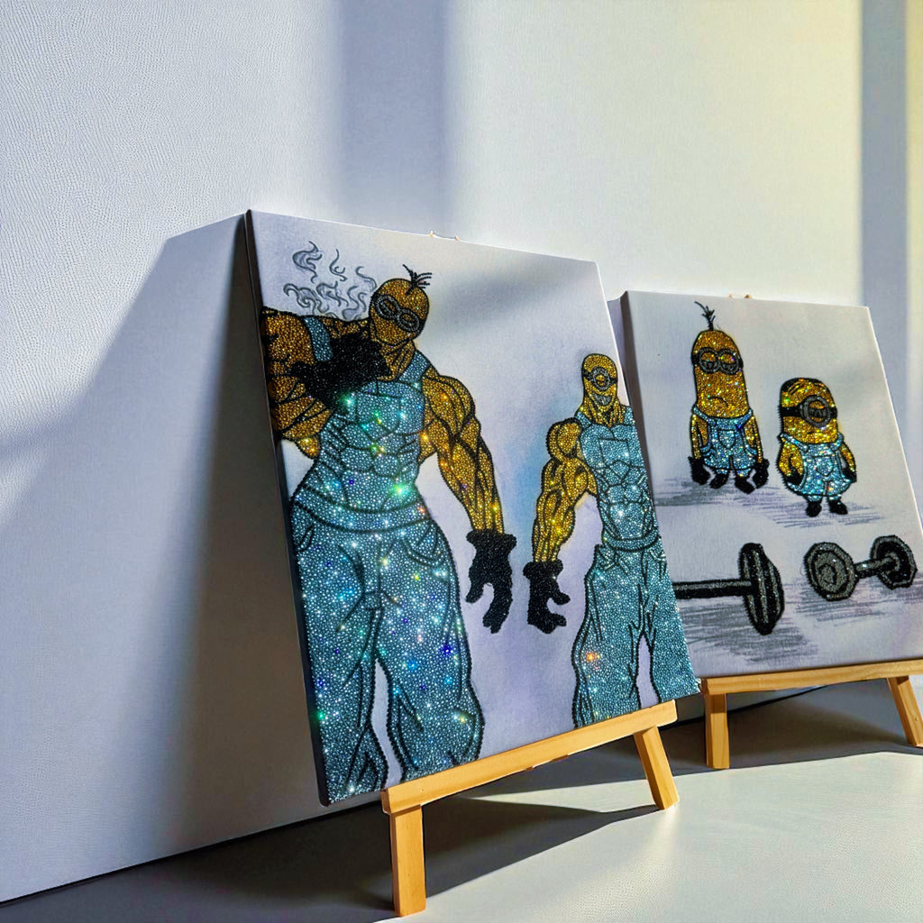 Minionki po siłowni