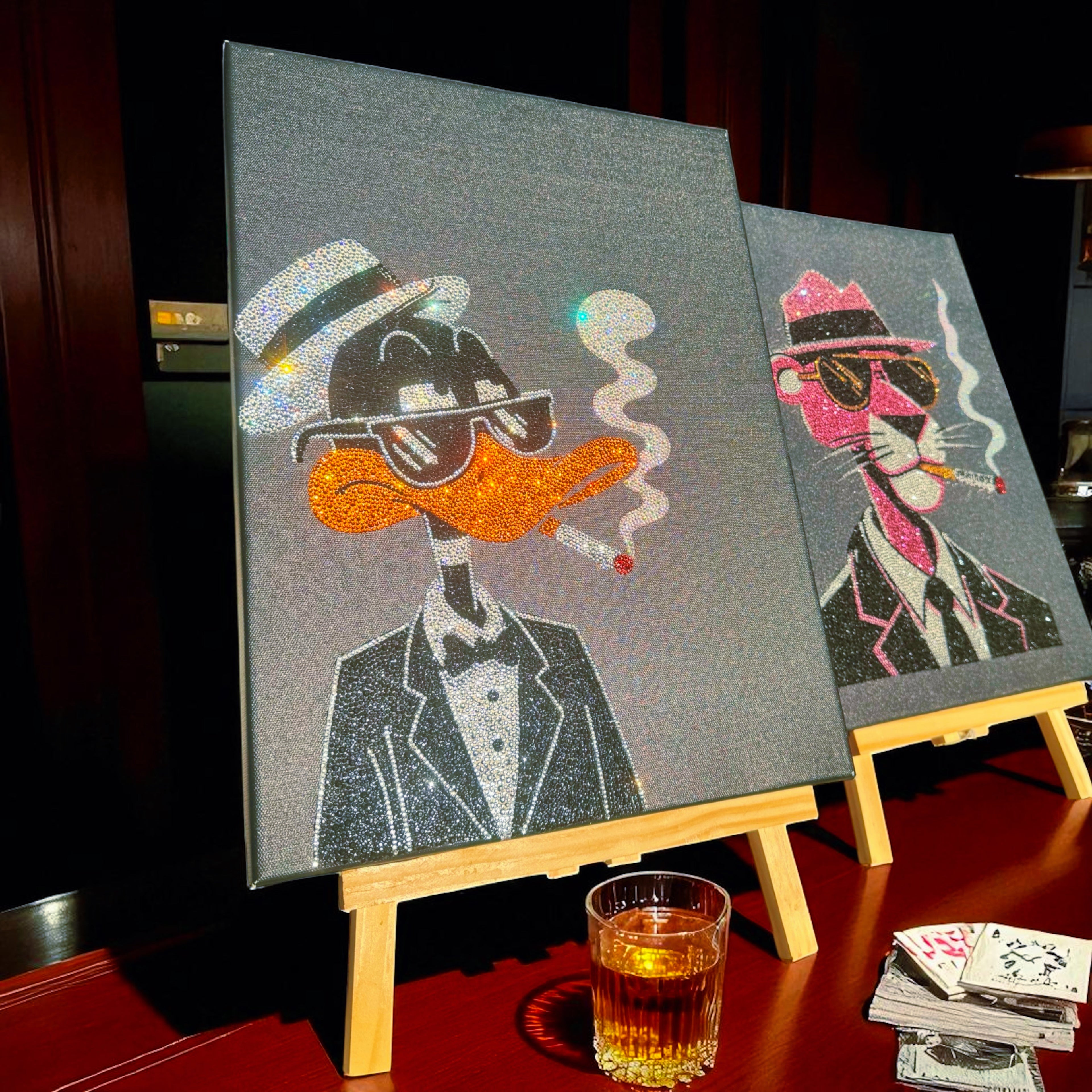 Kaczor Duffy z papierosem