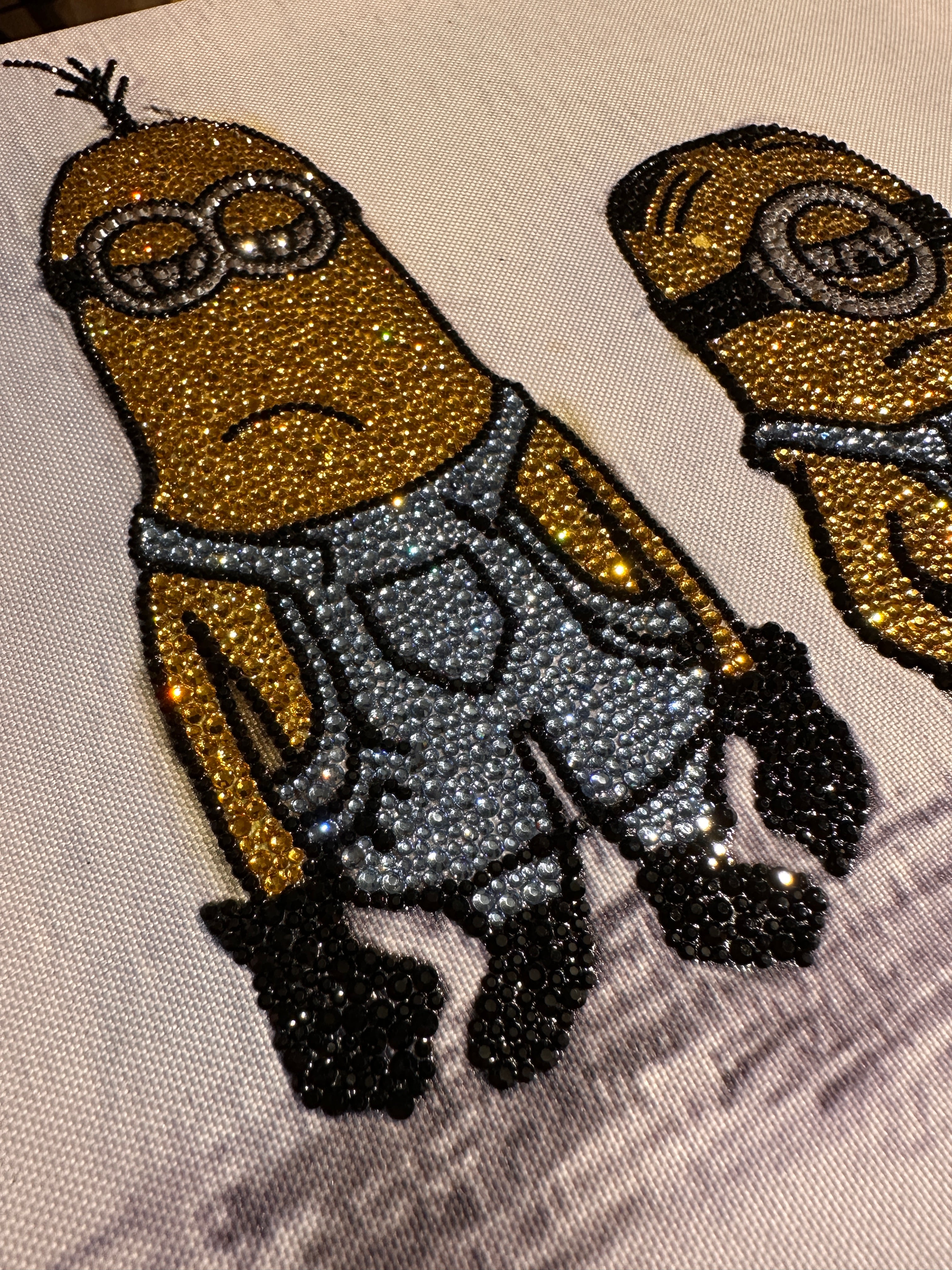 Minionki przed siłownią