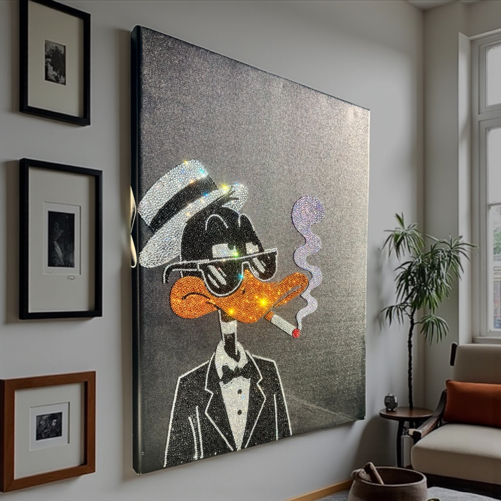 Kaczor Duffy z papierosem