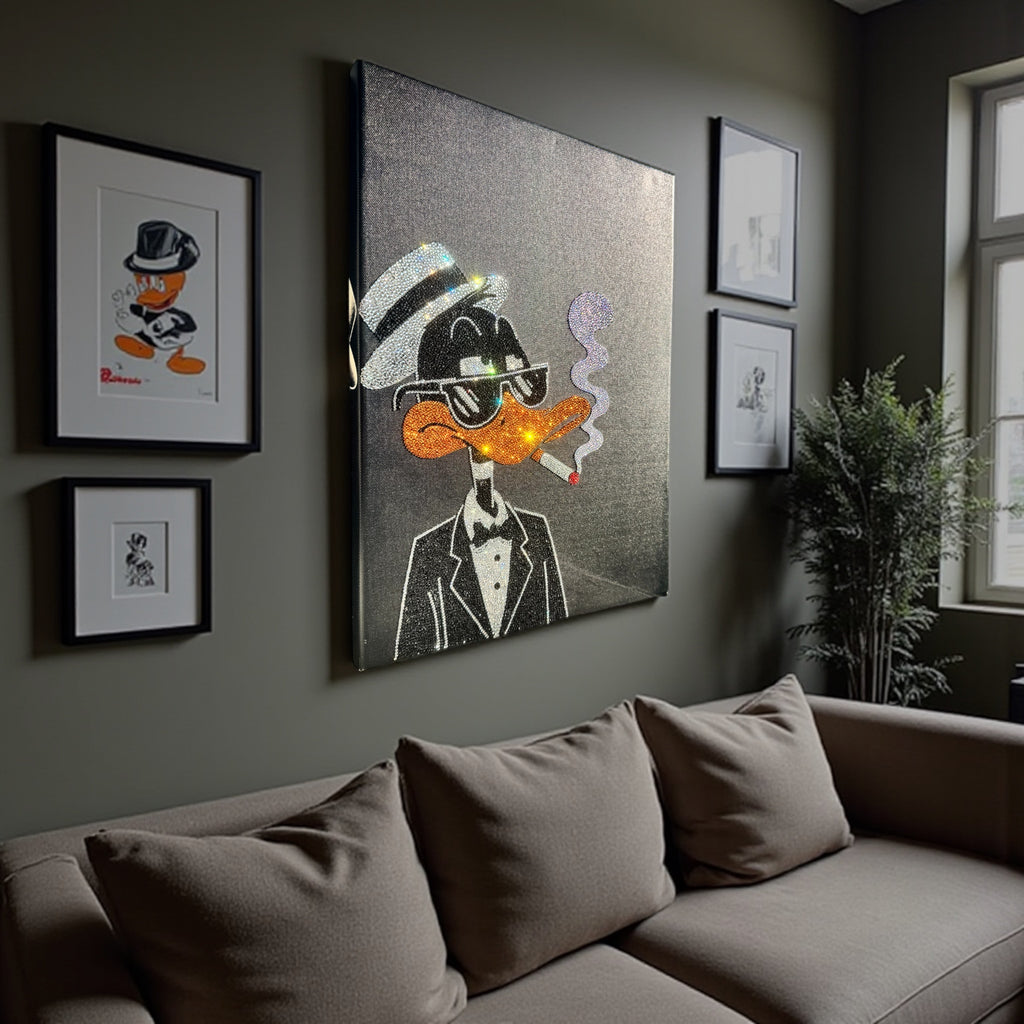 Kaczor Duffy z papierosem