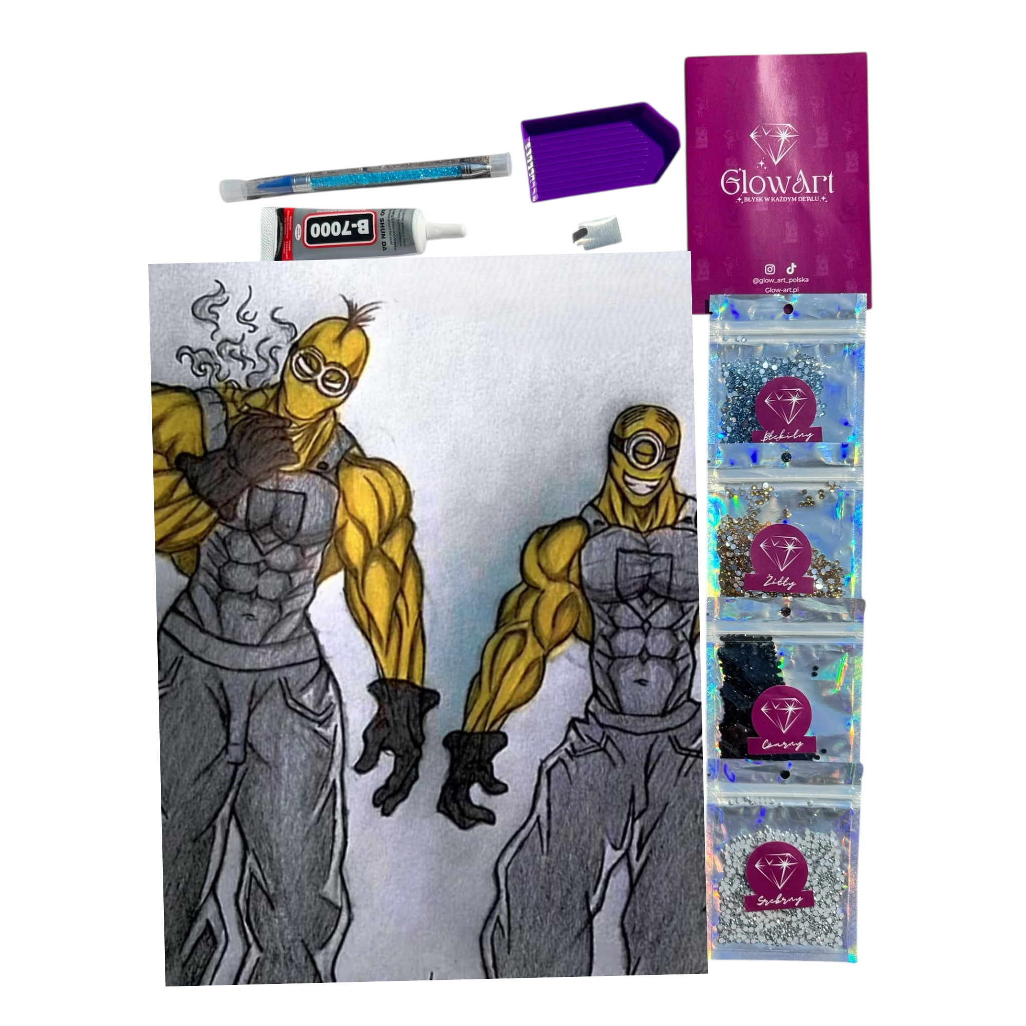 Minionki po siłowni