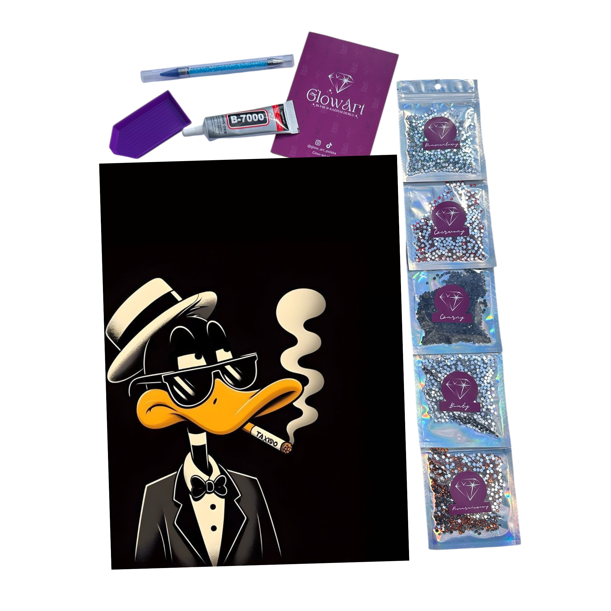 Kaczor Duffy z papierosem